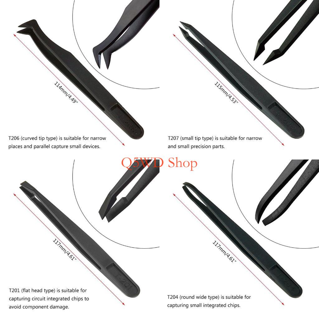 Electronics Repair Hobby - Q5WD 8 Buah Pinset Kerajinan Set