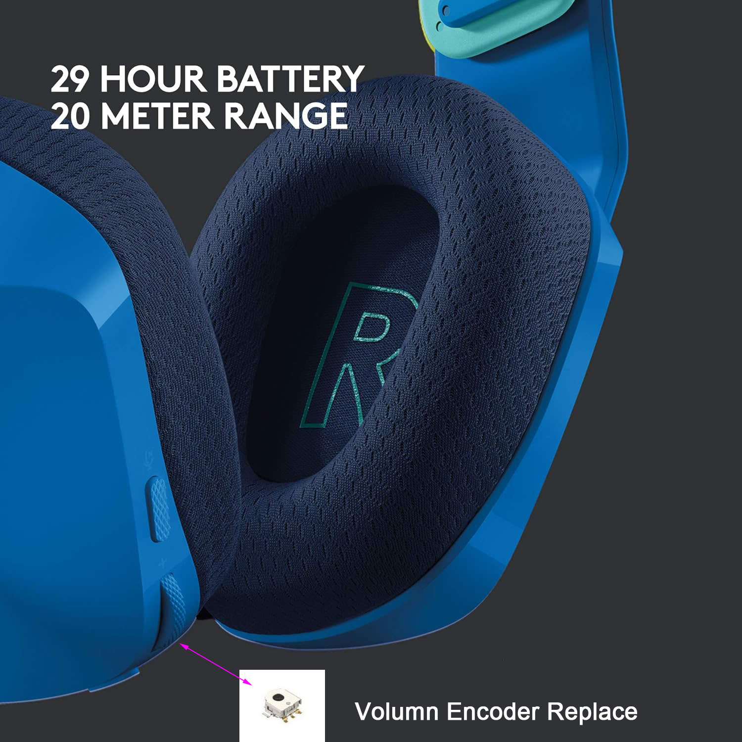Electronics Repair Book - Logitech G733/G335/G535 Headset Gaming Kit Perbaikan