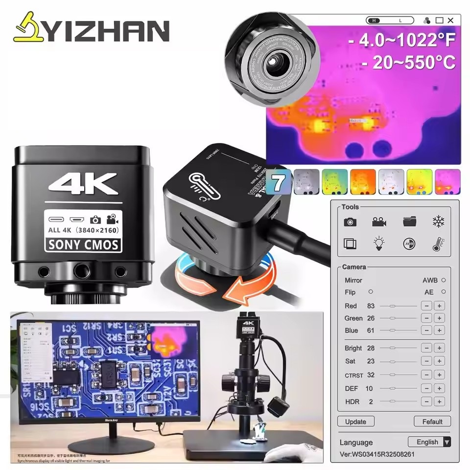 Electronic Repair - YIZHAN Thermal Imager 256*192 Piksel 4K