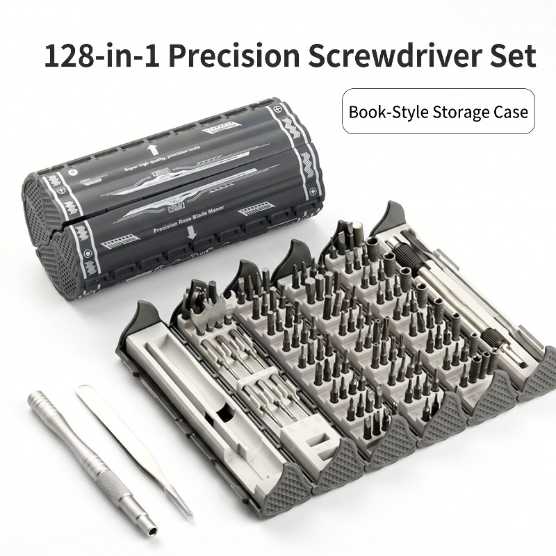 Electronics Repair Book - Set Obeng 128in1 Kit Perbaikan Presisi