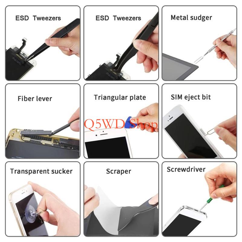Q5WD 8 Buah Pinset Kerajinan S - Electronics Repair Hobby ulasan dan harga