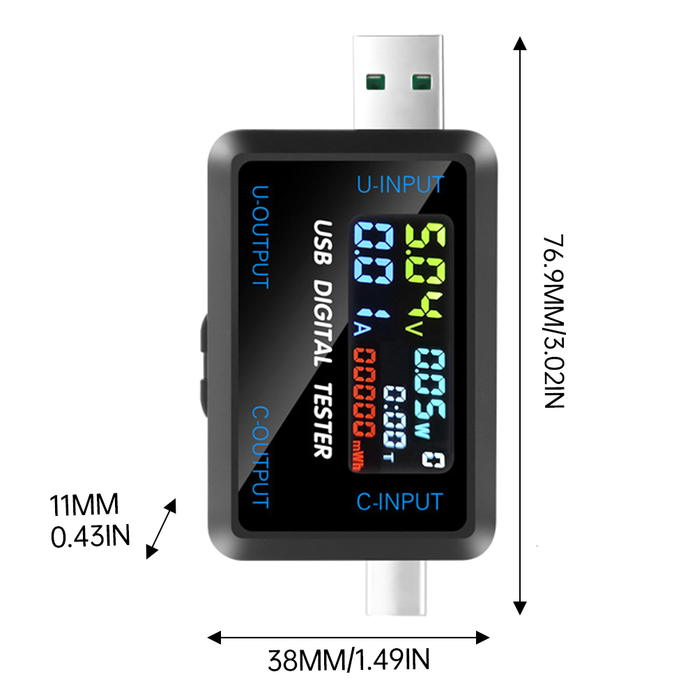Tester USB 10 in 1 DC Digital  - Usb Ammeter Tester ulasan dan harga