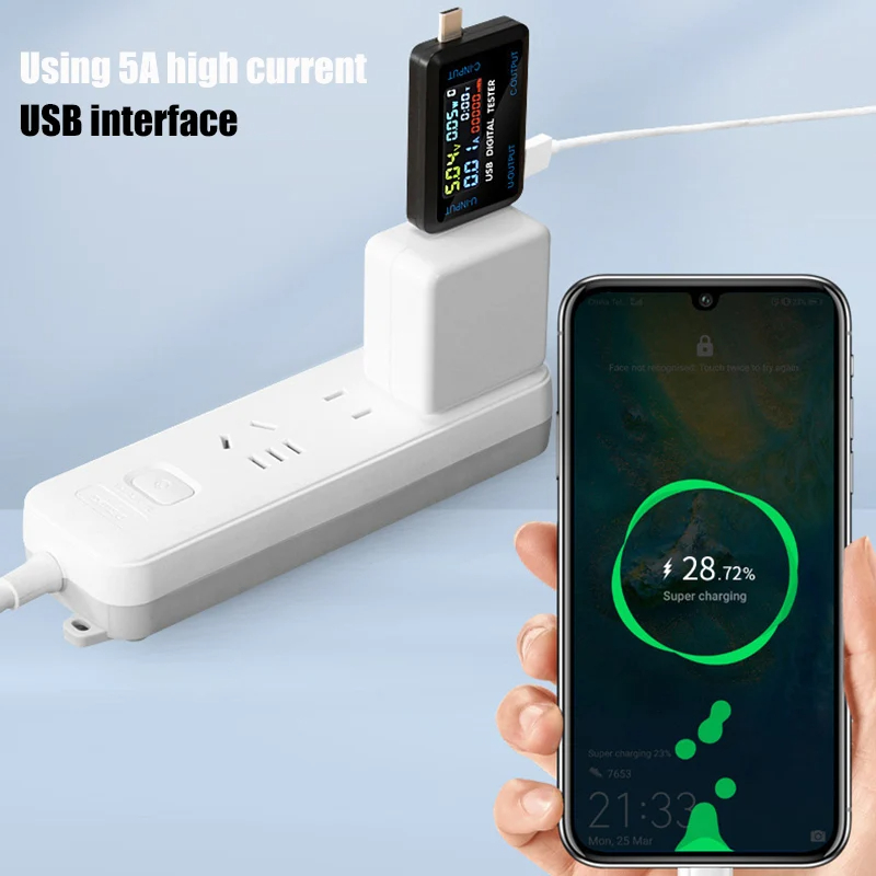 Tipe-c/USB Tester Digital Volt - Usb Ammeter Tester ulasan dan harga