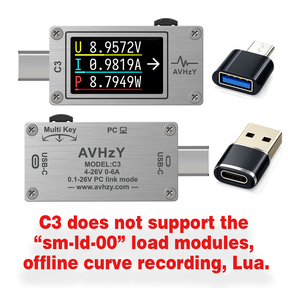 AVHzY USB 3.1 Meteran Daya Mul - Usb Ammeter Tester ulasan dan harga