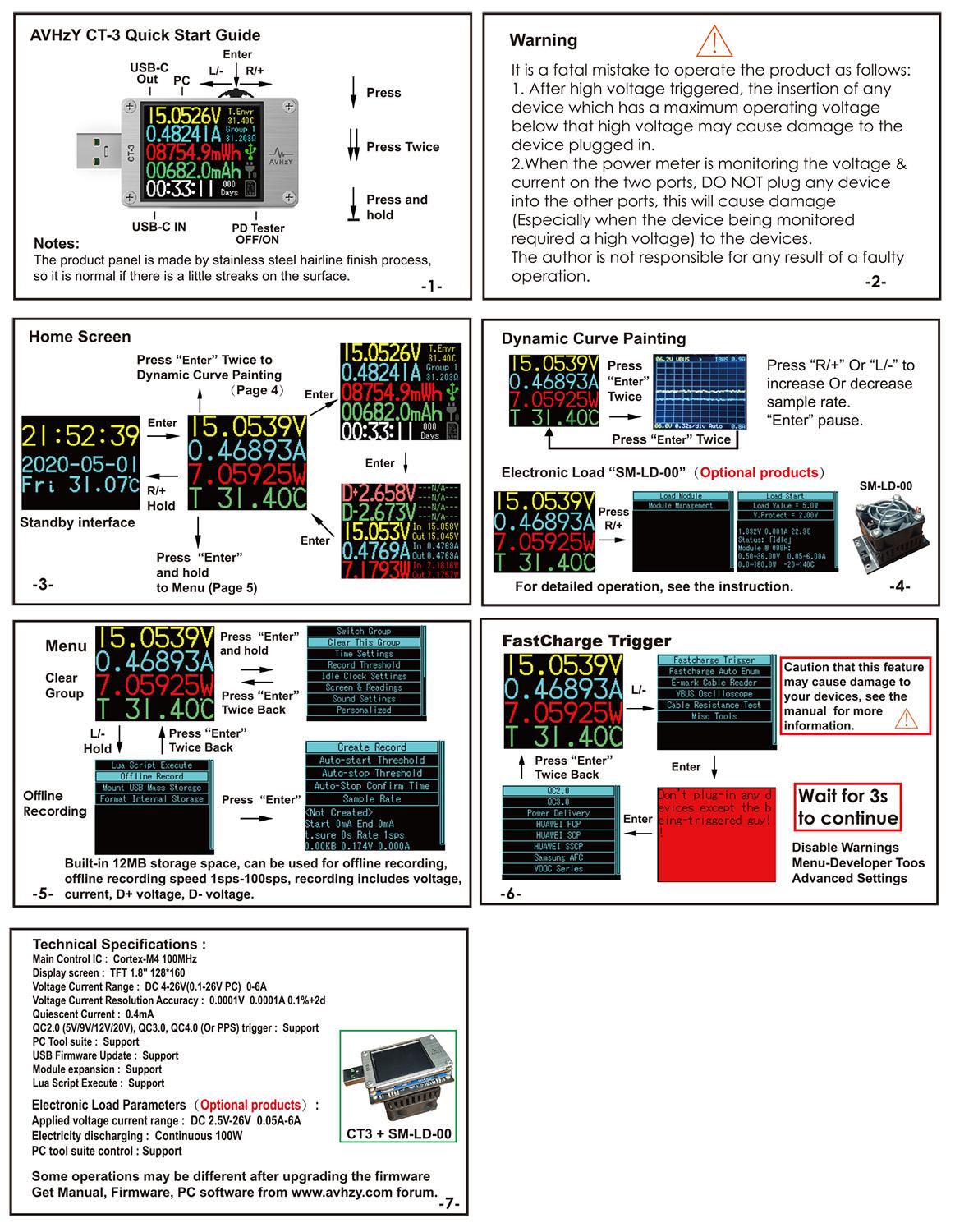 AVHzY USB 3.1 Meteran Daya Mul - Usb Ammeter Tester ulasan dan harga