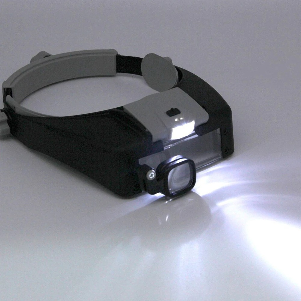 Kacamata Pembesar LED dengan D - Electronics Repair Hobby ulasan dan harga