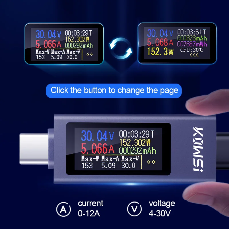KWS-2302C USB Tester multi-fun - Usb Ammeter Tester ulasan dan harga