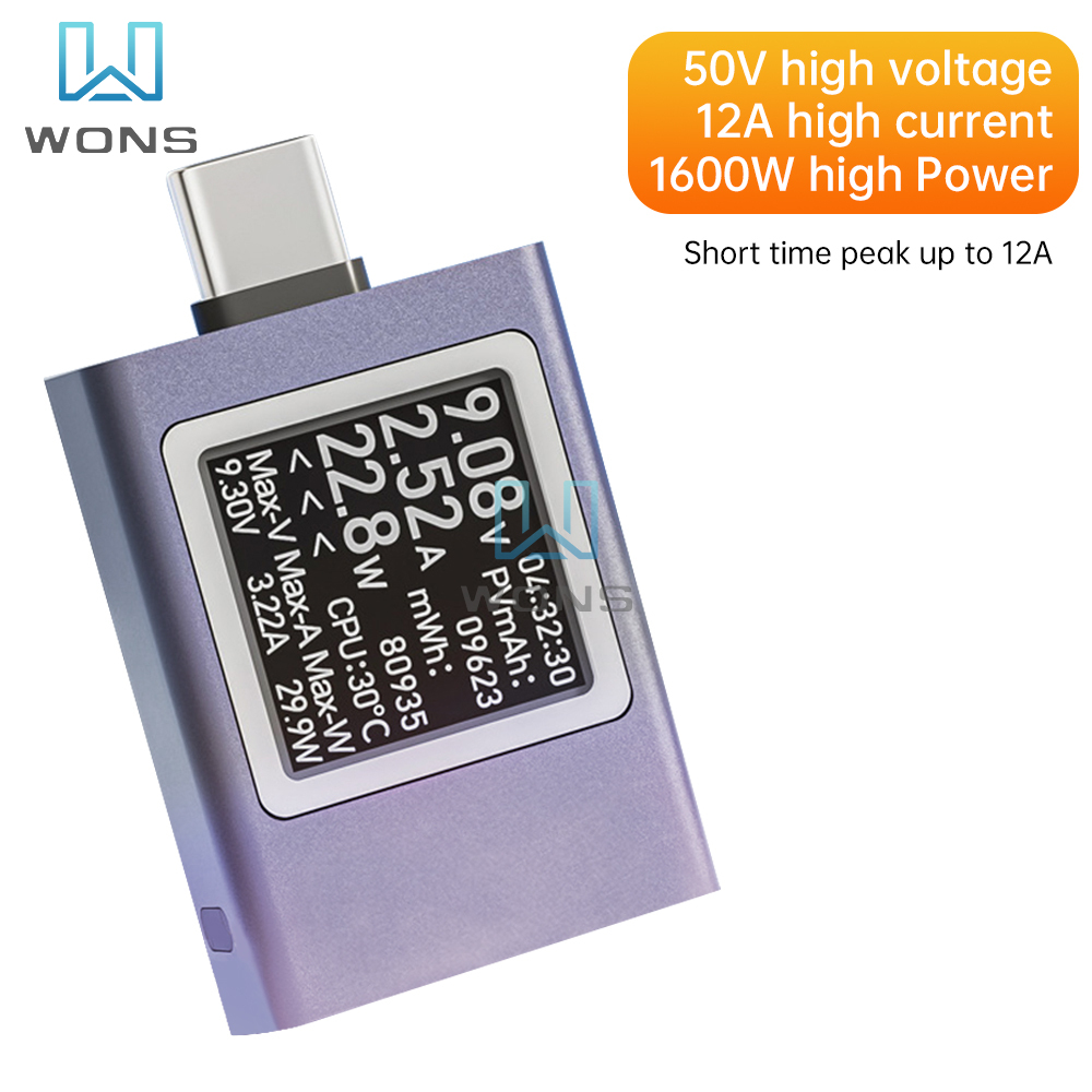 Penguji Voltmeter USB tipe-c,  - Usb Ammeter Tester ulasan dan harga