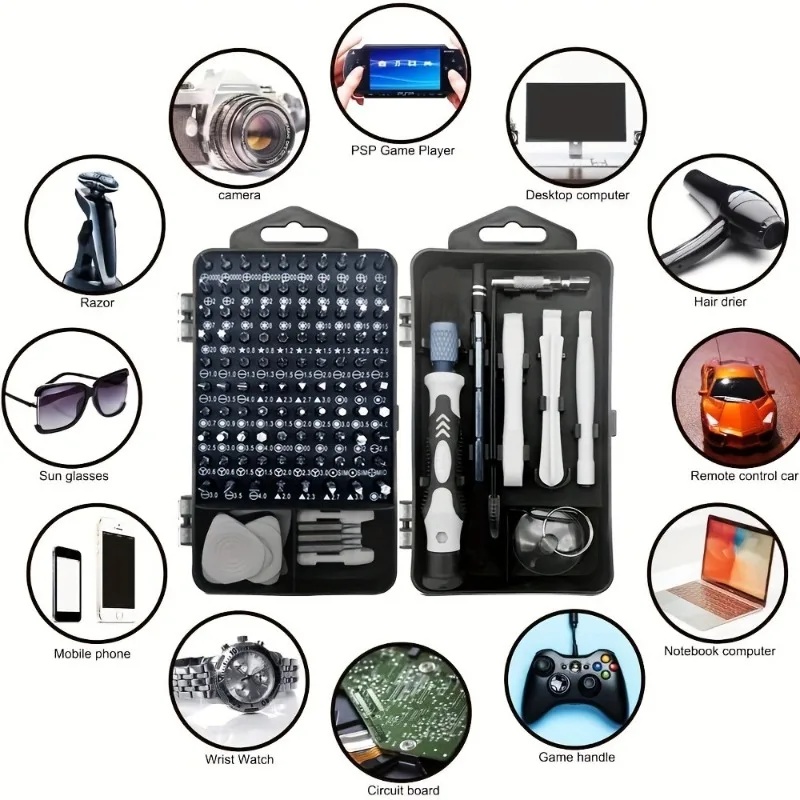 Set Obeng Presisi 115 in 1, Ki - Electronics Repair Book ulasan dan harga