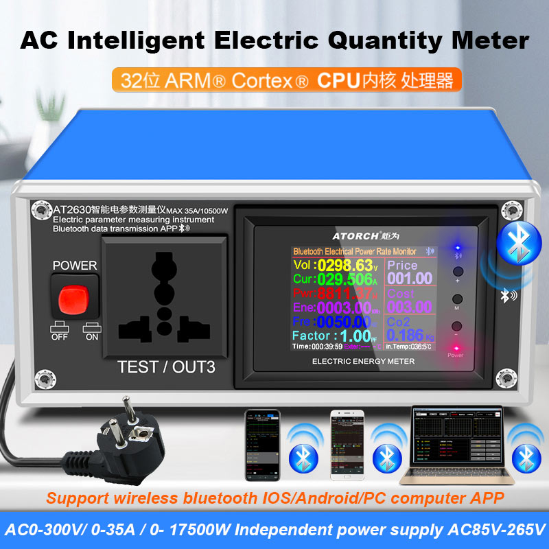 AT2630 AC Ammeter Voltmeter Di - Usb Ammeter Tester ulasan dan harga