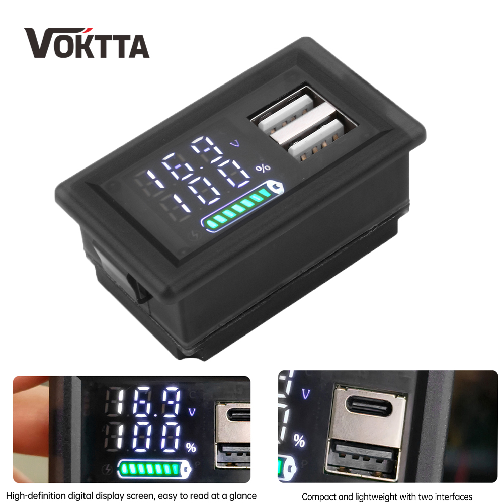 Indikator Tingkat Pengisian Ba - Usb Ammeter Tester ulasan dan harga