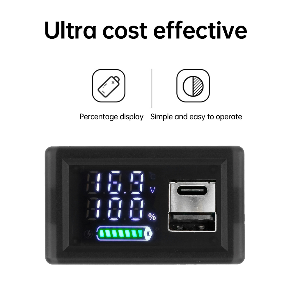 Indikator Tingkat Pengisian Ba - Usb Ammeter Tester ulasan dan harga